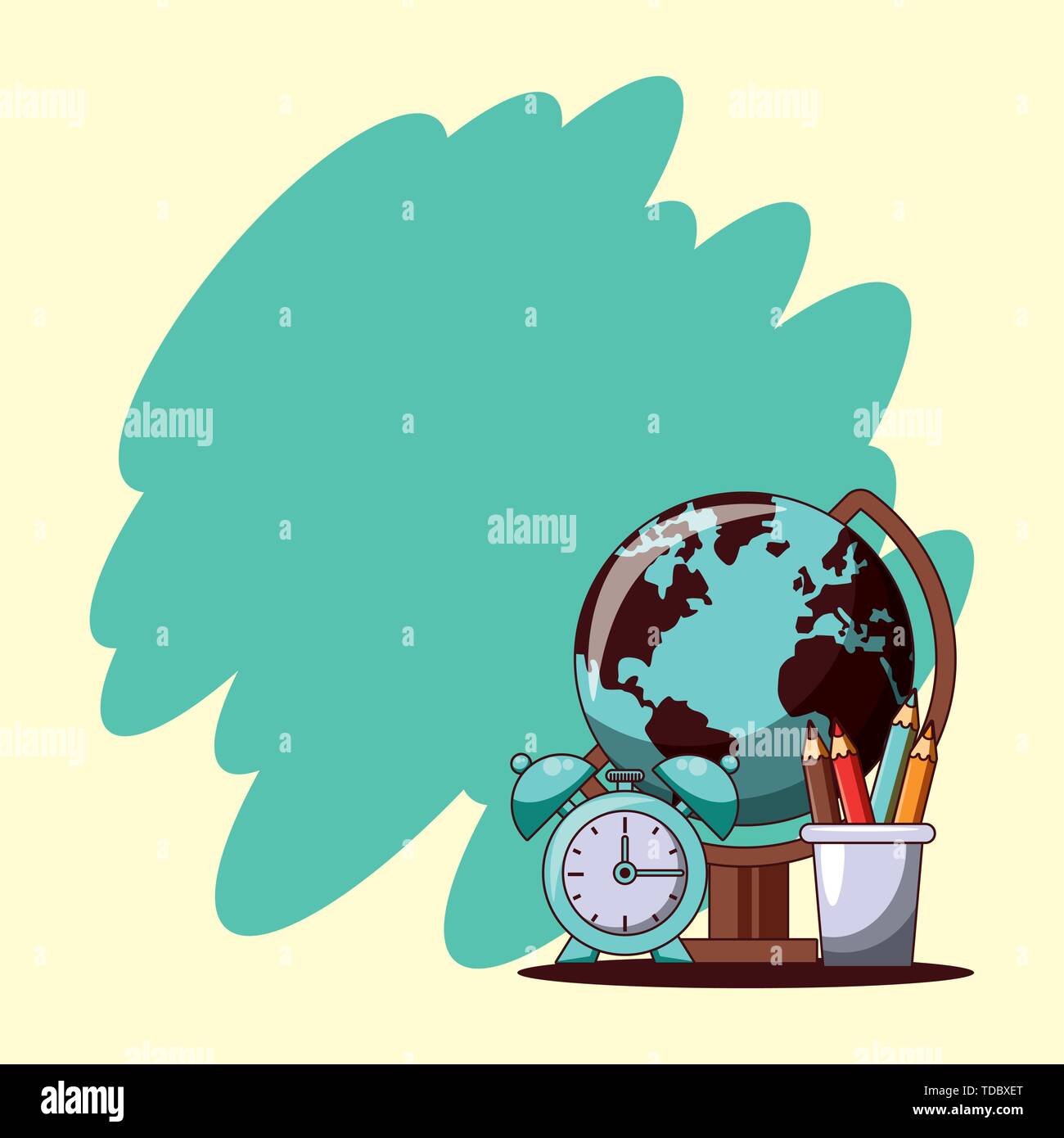 Back to school blank card Stock Vector Image & Art Alamy