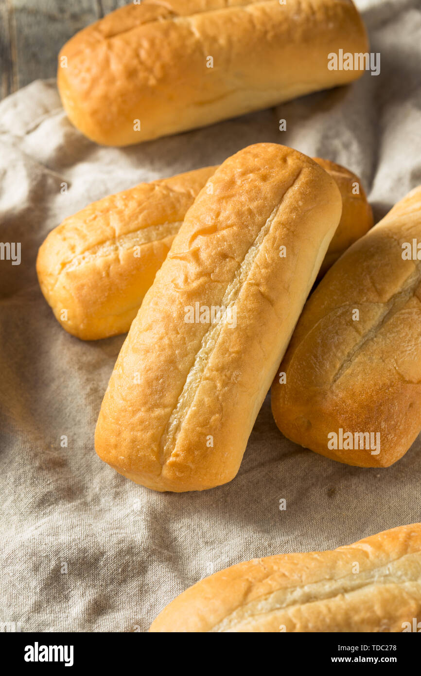 Homemade Italian Sandwich Bread Loafs Ready to Slice Stock Photo Alamy