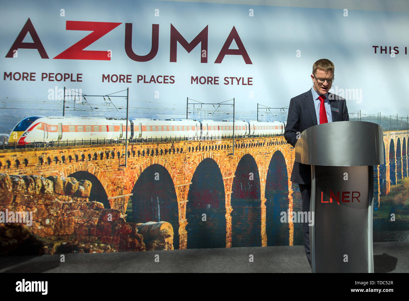 LNER preview of new Azuma trains which will run between London King's ...