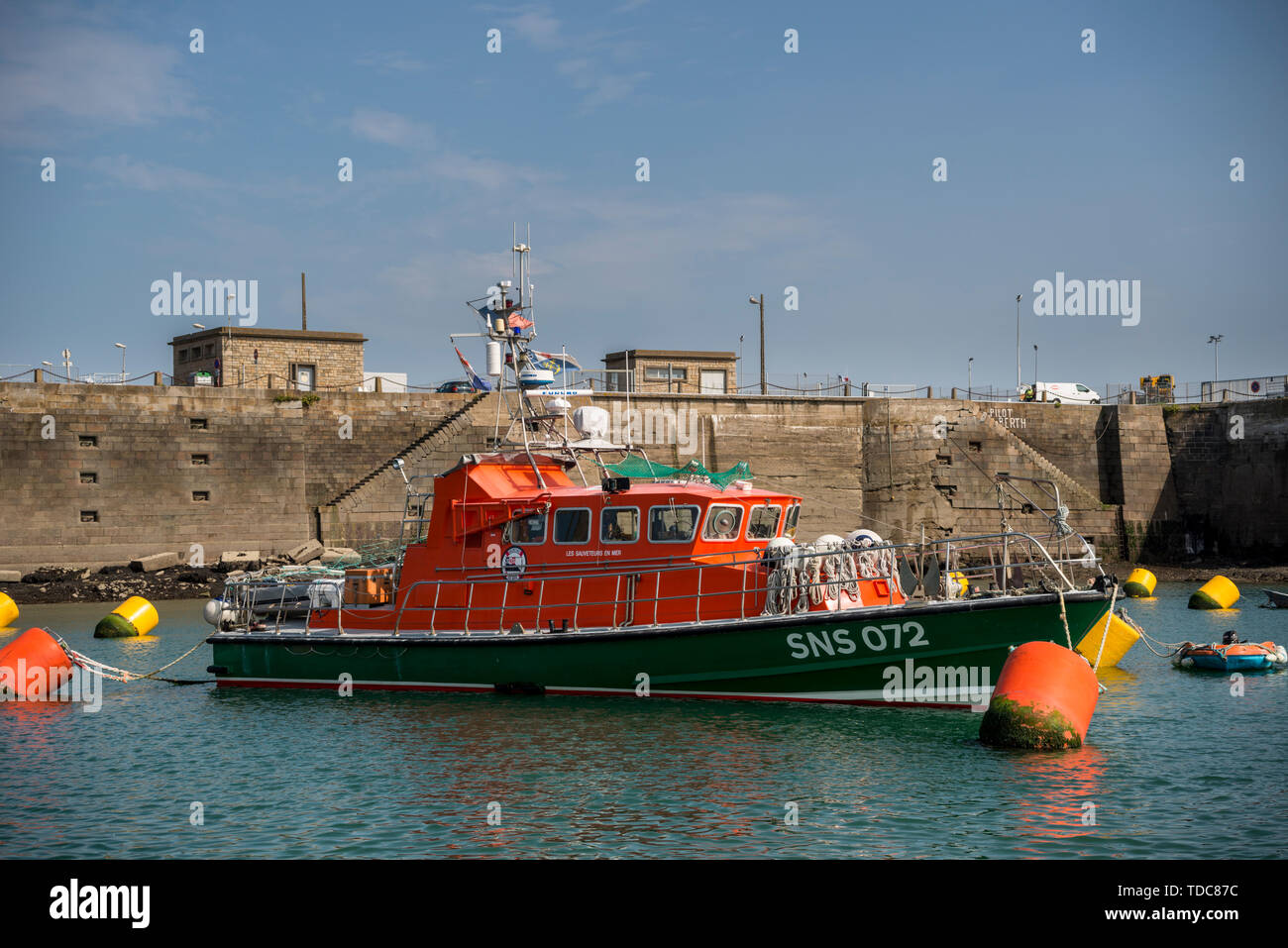 Lifeboat, SNSM, Saint Malo, Brittany, France Stock Photo