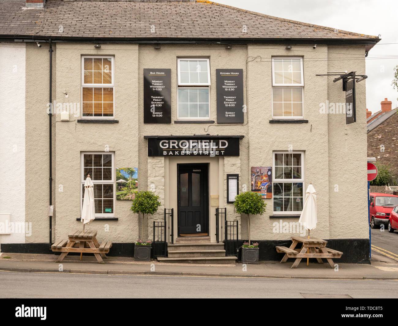 The Grofield Baker Street Abergavenny Wales UK, a gastro pub and
