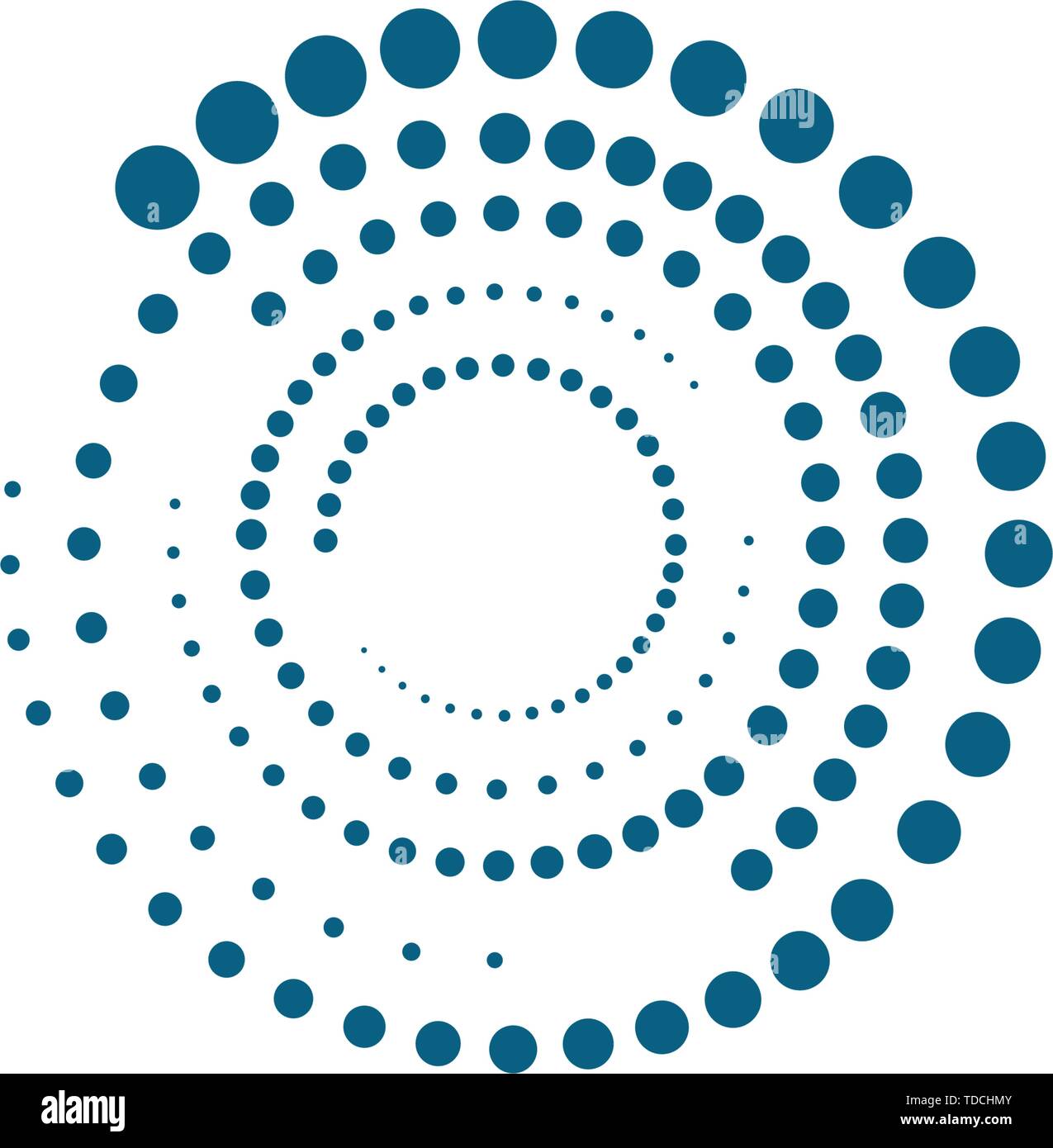 halftone circle dots vector illustration design Stock Vector Image ...