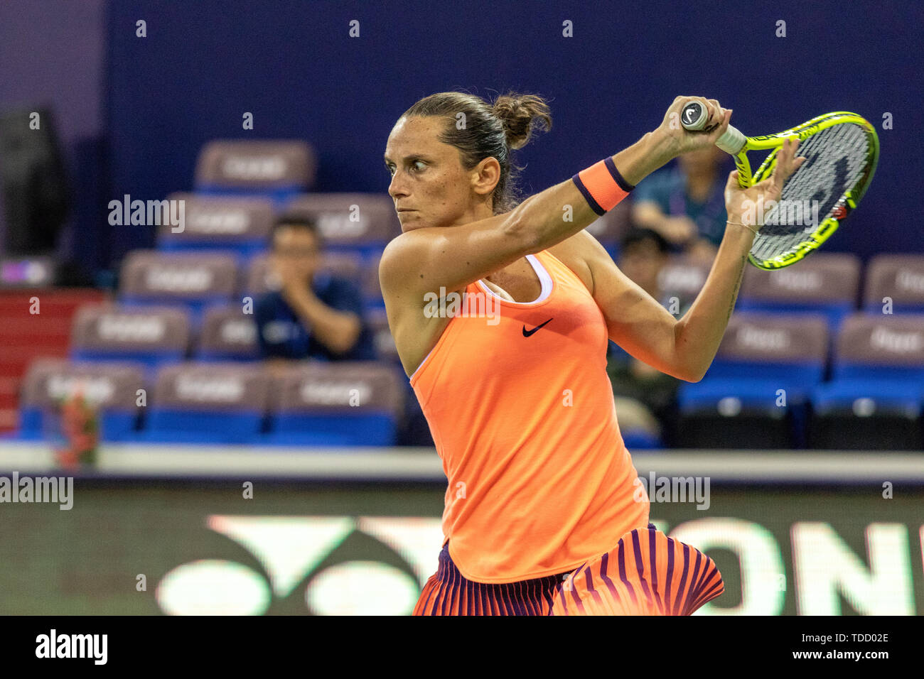 Roberta Vinci, a famous Italian women's tennis player Stock Photo - Alamy