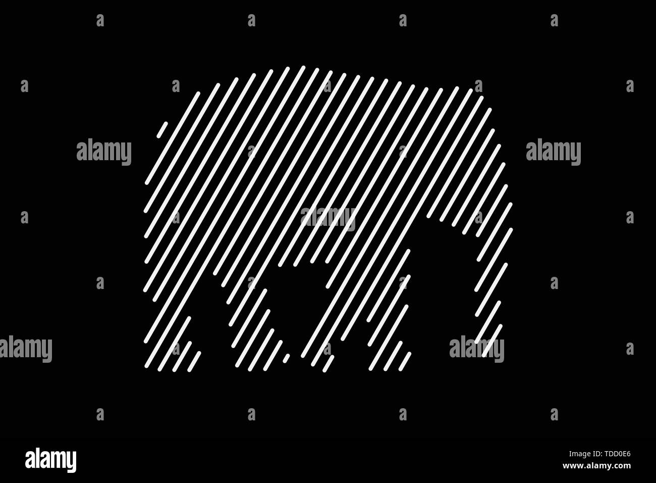 Indian elefant Stock Vector Images - Alamy