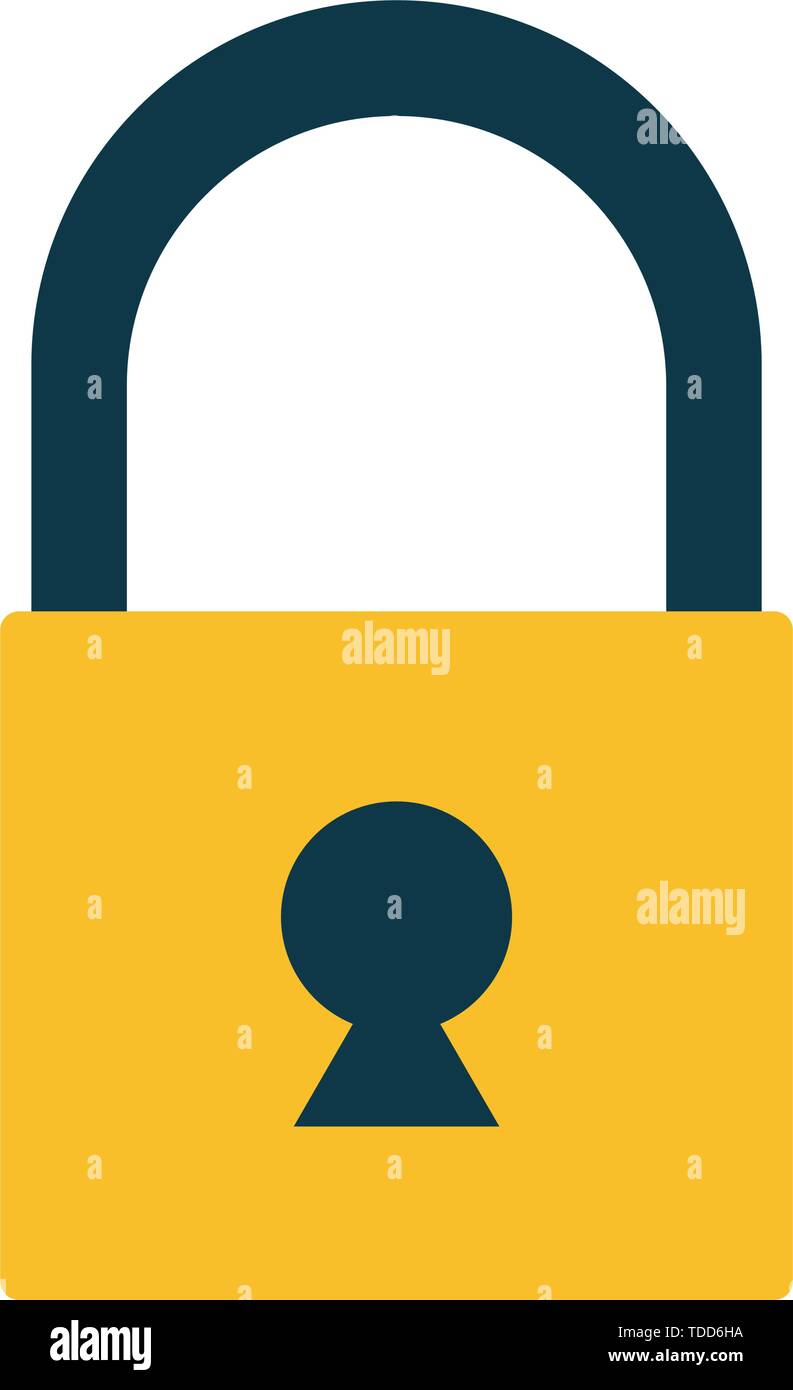 closed padlock on white background Stock Vector Image & Art - Alamy