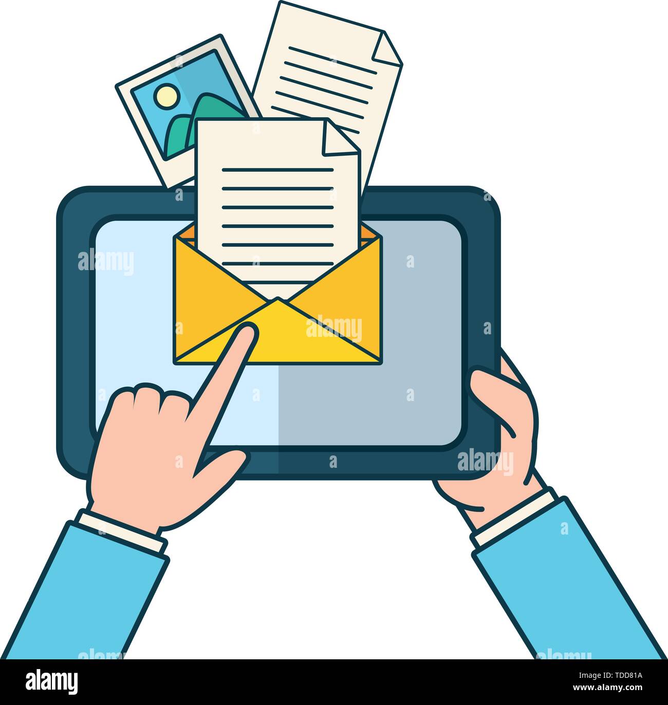 send email related Stock Vector Image & Art - Alamy