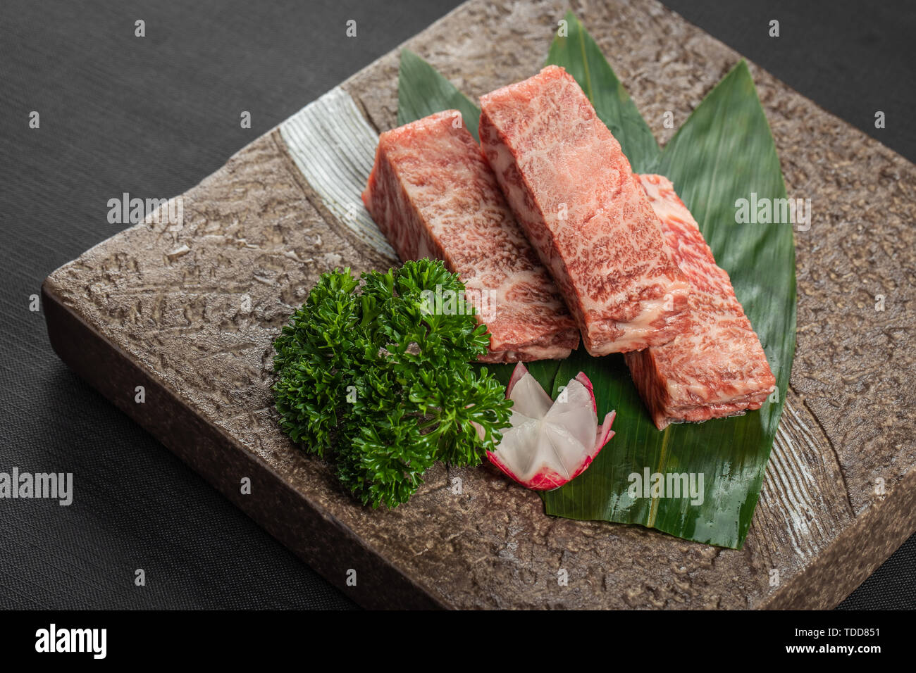 Japanese beef barbecue ingredients Stock Photo Alamy