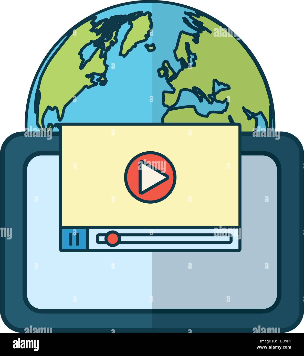 send email related Stock Vector