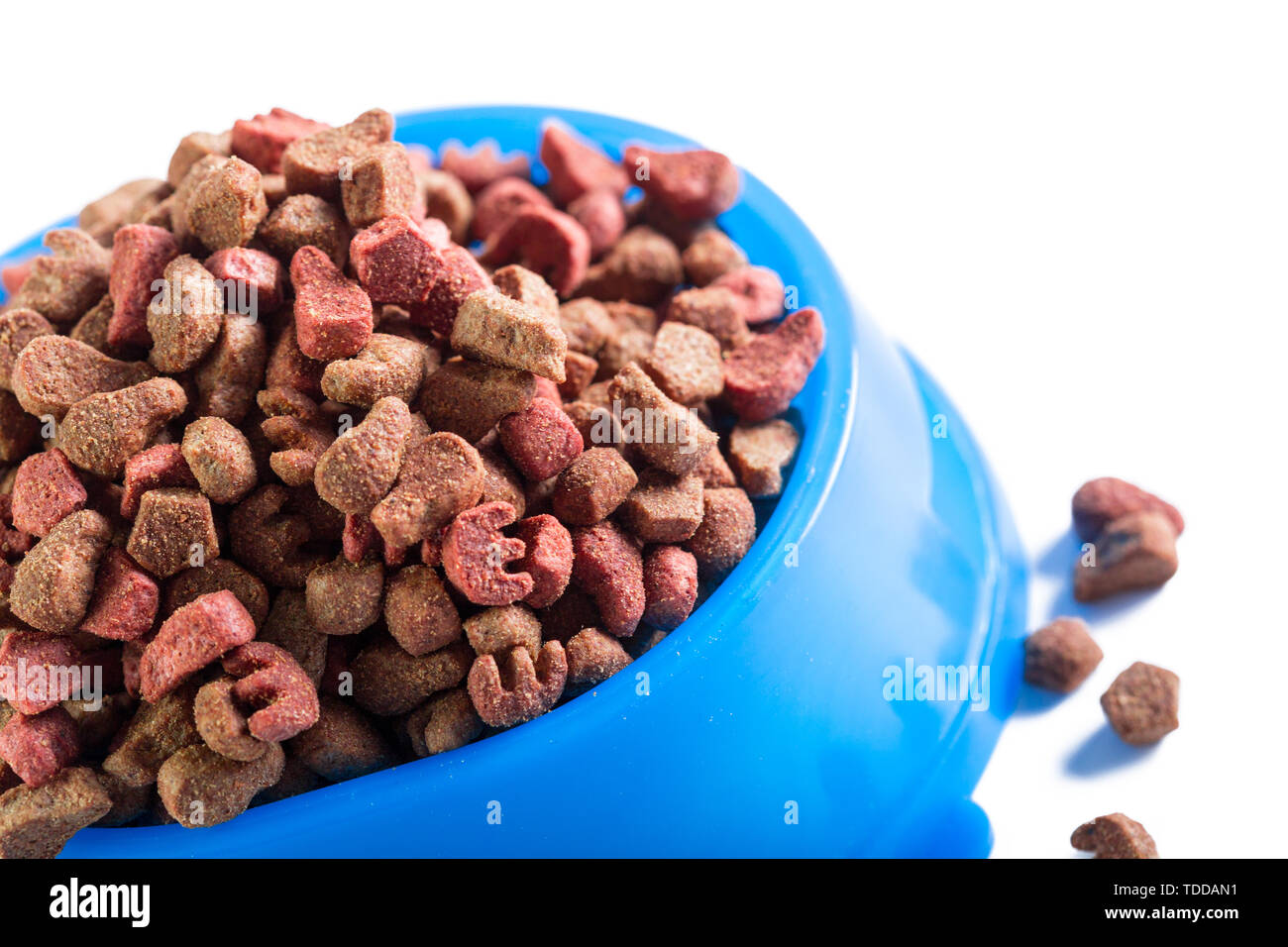 dry dog food isolated on white background Stock Photo Alamy