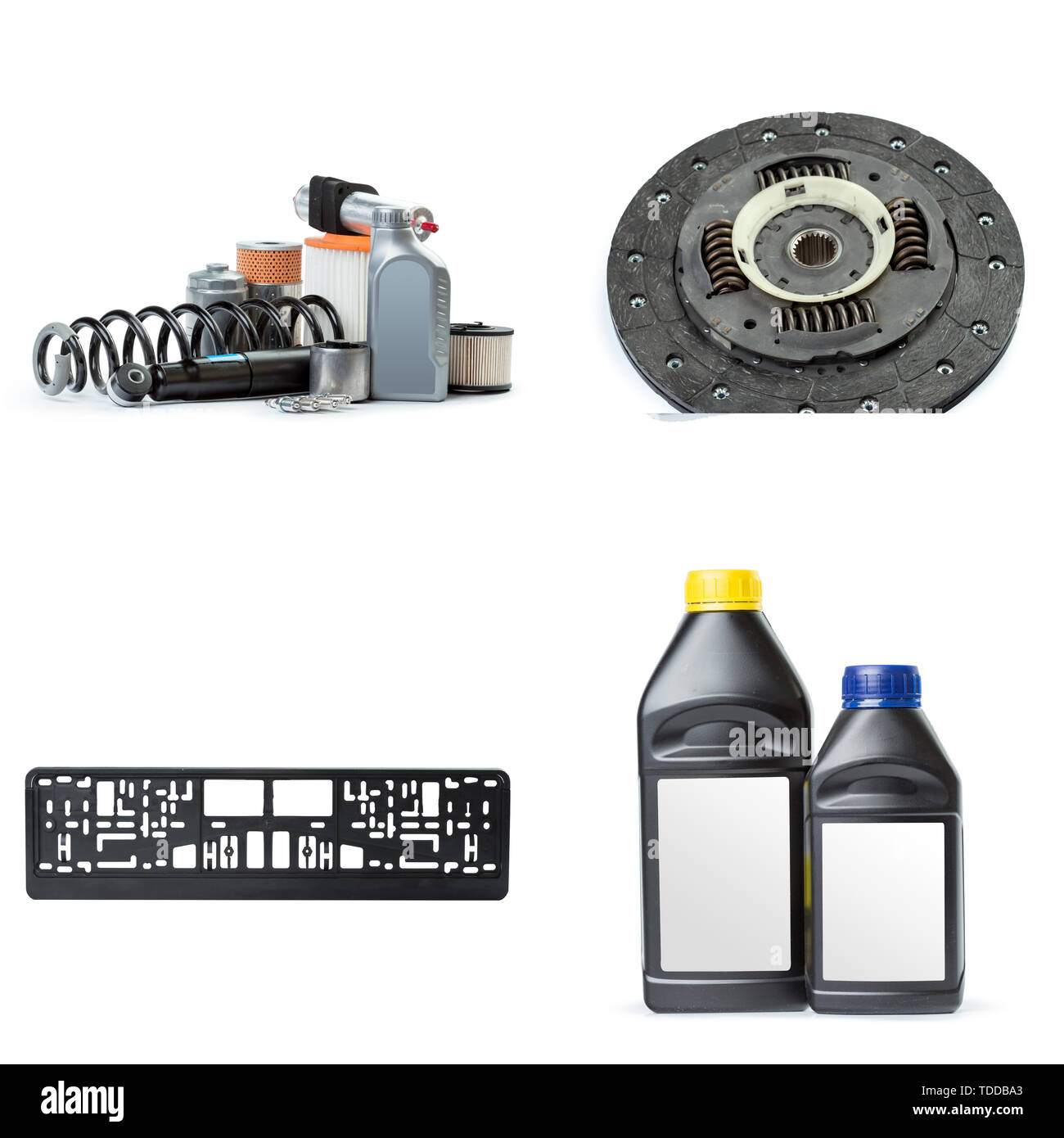 Various car parts necessary for vehicle service Stock Photo - Alamy