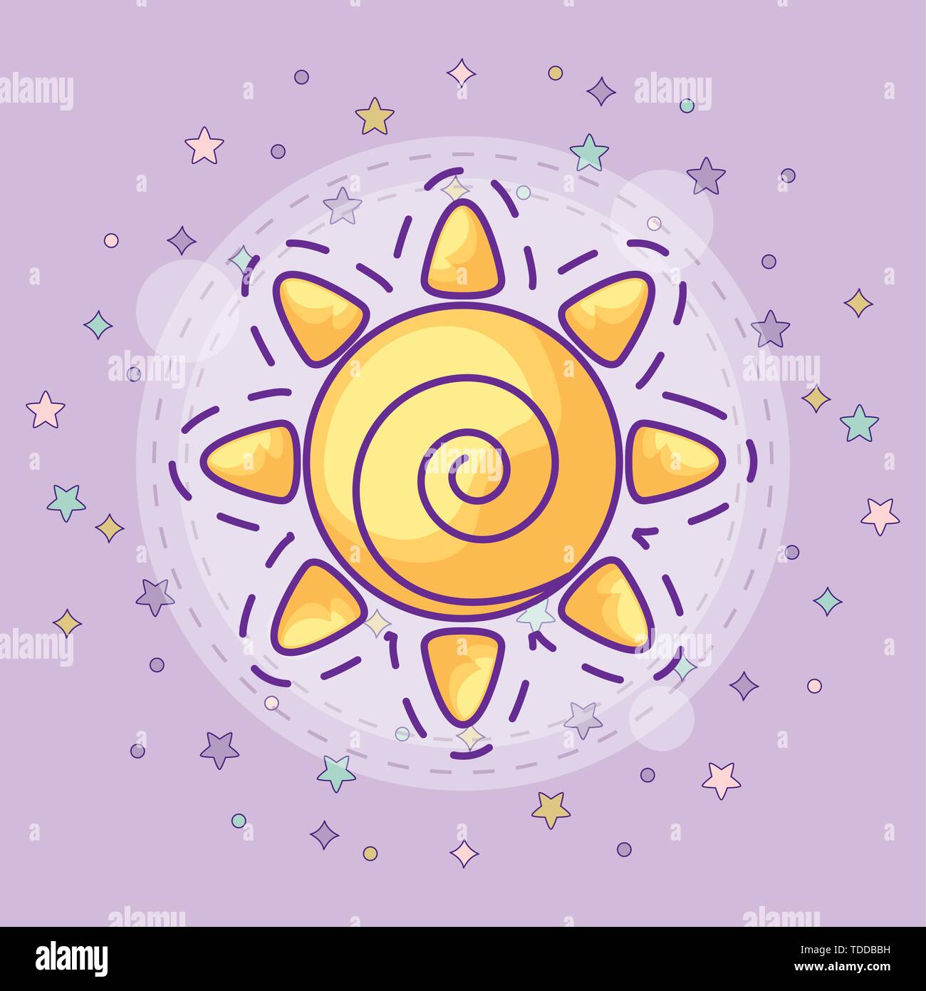 patch of hot sun icon vector illustration design Stock Vector Image ...