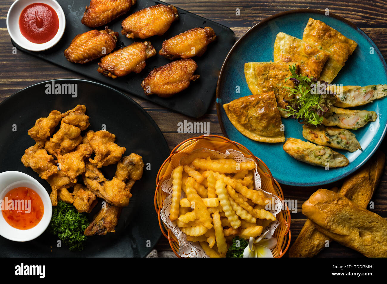 A collection of snacks Stock Photo Alamy