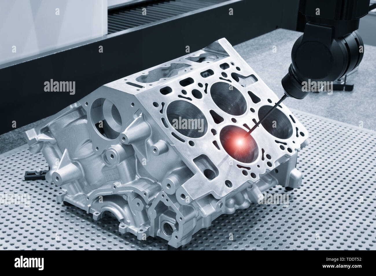 Repair motor block of cylinders, operator inspection dimension