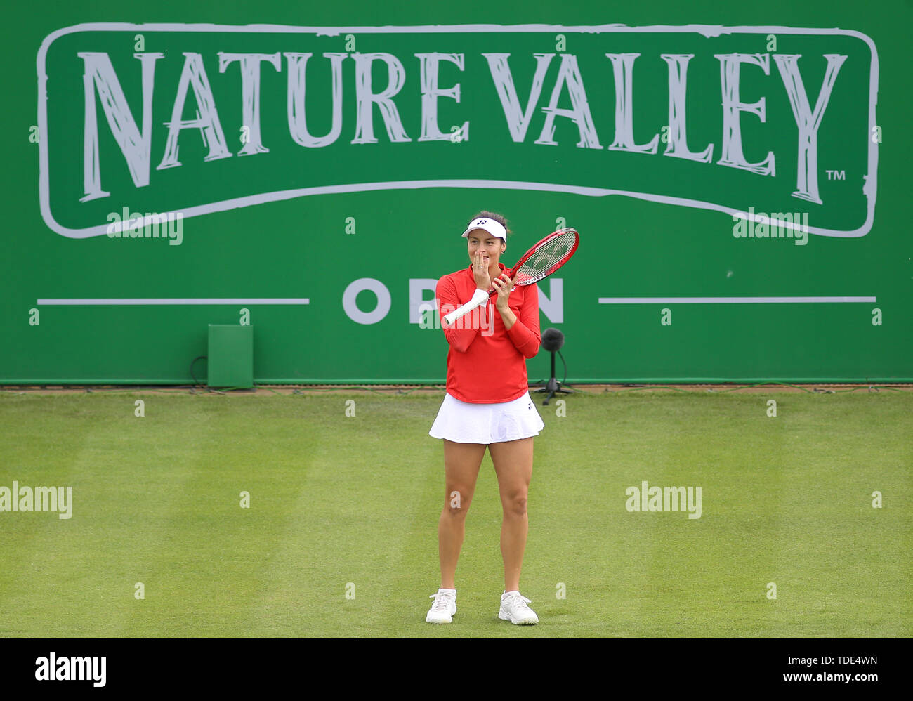 Tatjana Maria during day eight of the Nature Valley Open at Nottingham
