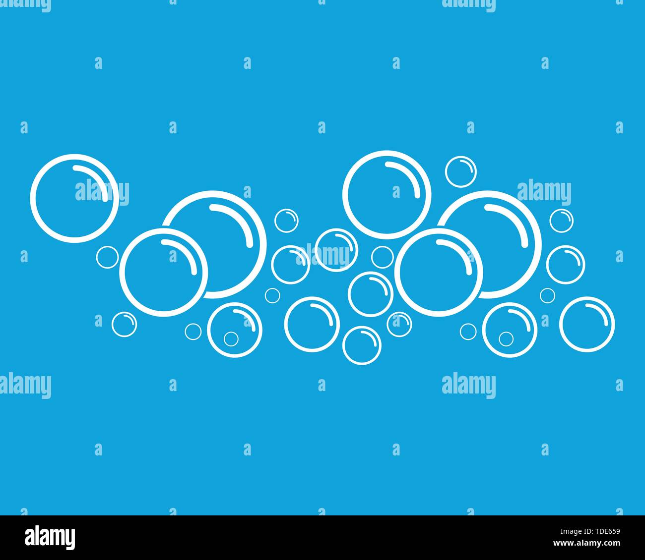 Bubble water vector illustration design template Stock Vector Image