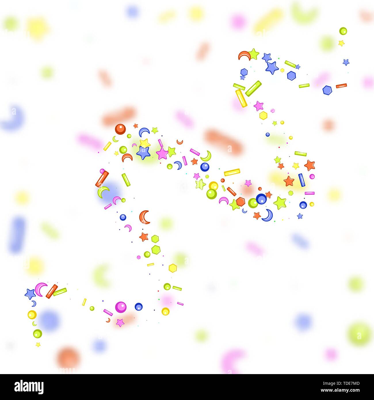 Sprinkle with grains of desserts. Abstract pattern squirting grainy on ...
