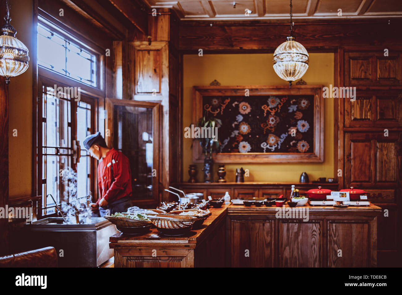 Luxury Hotel Restaurant Stock Photo - Alamy