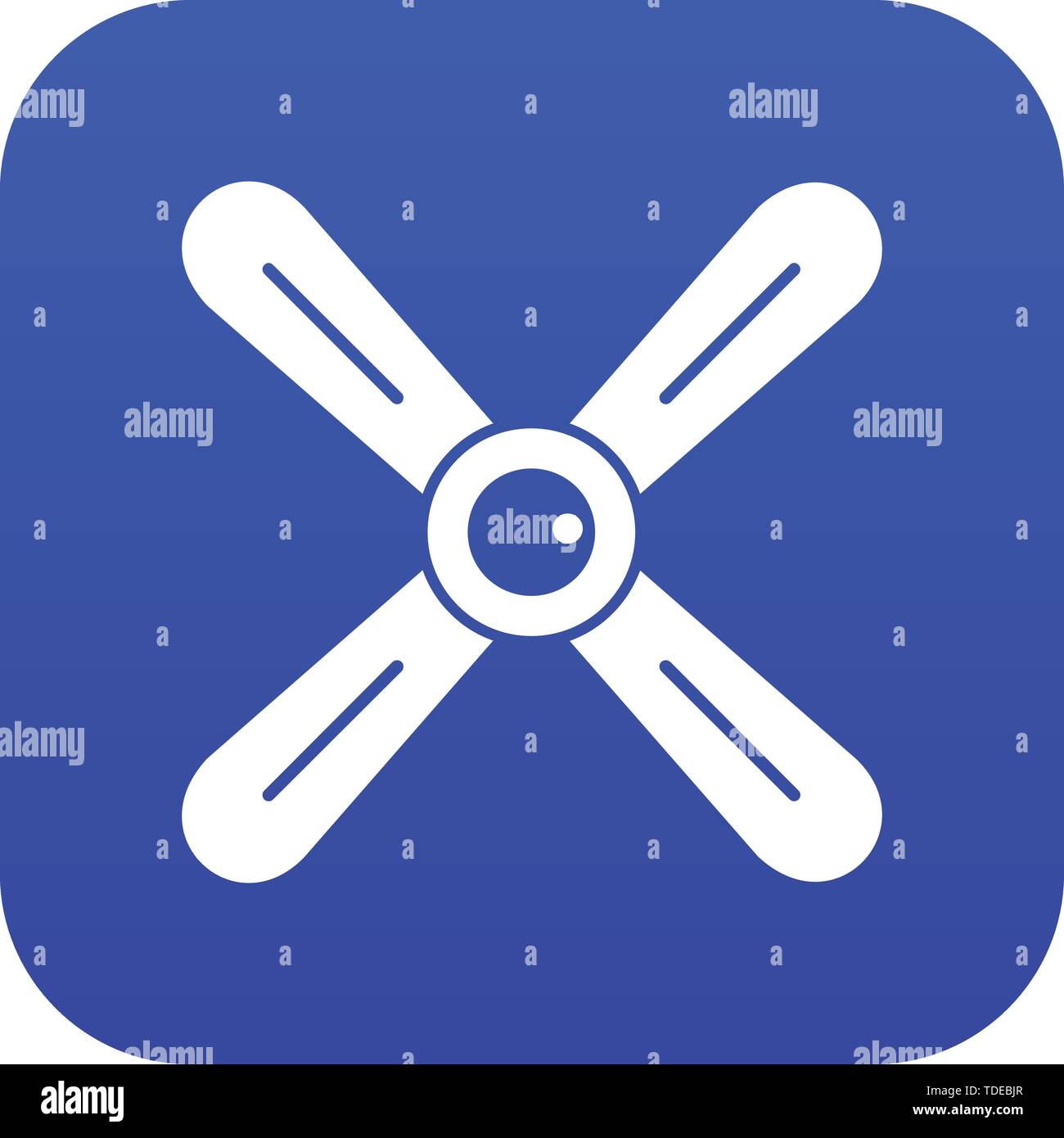Propeller icon digital blue Stock Vector Image & Art - Alamy