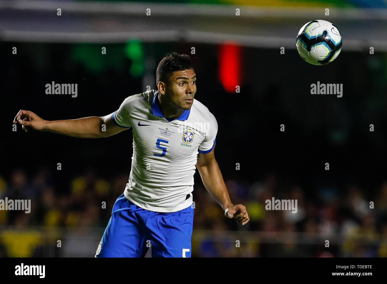 Sao Paulo Brazil 14th June 2019 Brazil Vs Bolivia Casemiro During A Match Between Brazil And Bolivia Valid For The Group Stage Of The Copa America 2019 Held This Friday 14
