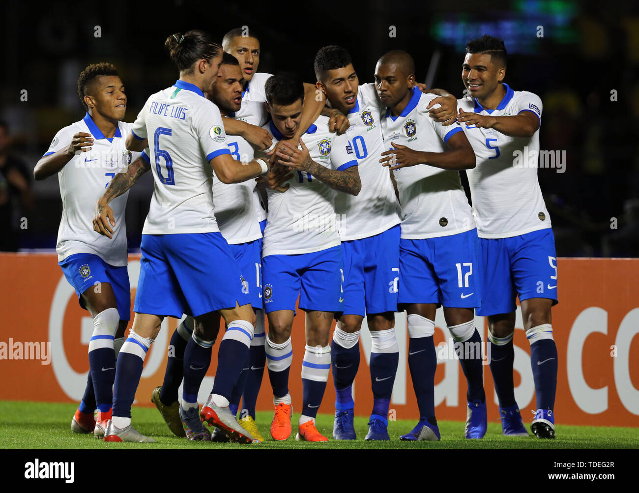 Sao Paulo, Brazil. 14th June, 2019. Philippe Coutinho, Brazil team