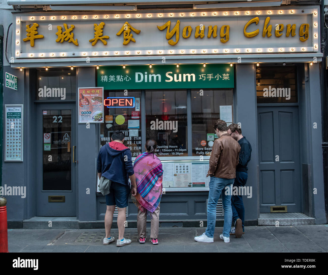 London, UK. London, UK. Young Cheng in London Chinatown Sweet Tooth Cafe and Restaurant at Newport Court and Garret Street on 15 June 2019, UK. Credit: Picture Capital/Alamy Live News Credit: Picture Capital/Alamy Live News Stock Photo