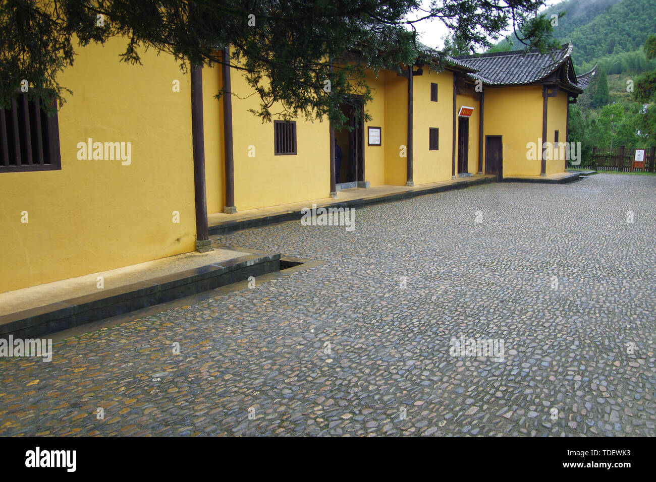 Old residence of Chairman Mao, Dajing, Jinggangshan, Jiangxi Province Stock Photo