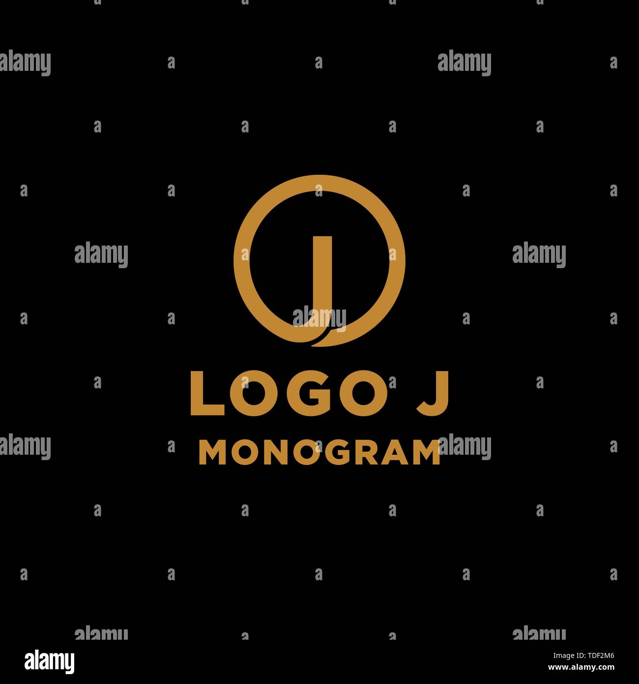 luxury initial j logo design vector icon element Stock Vector Image ...