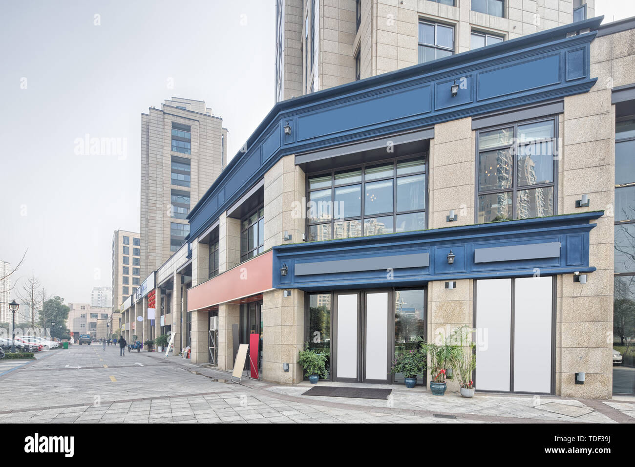 Floor front of modern building Stock Photo - Alamy