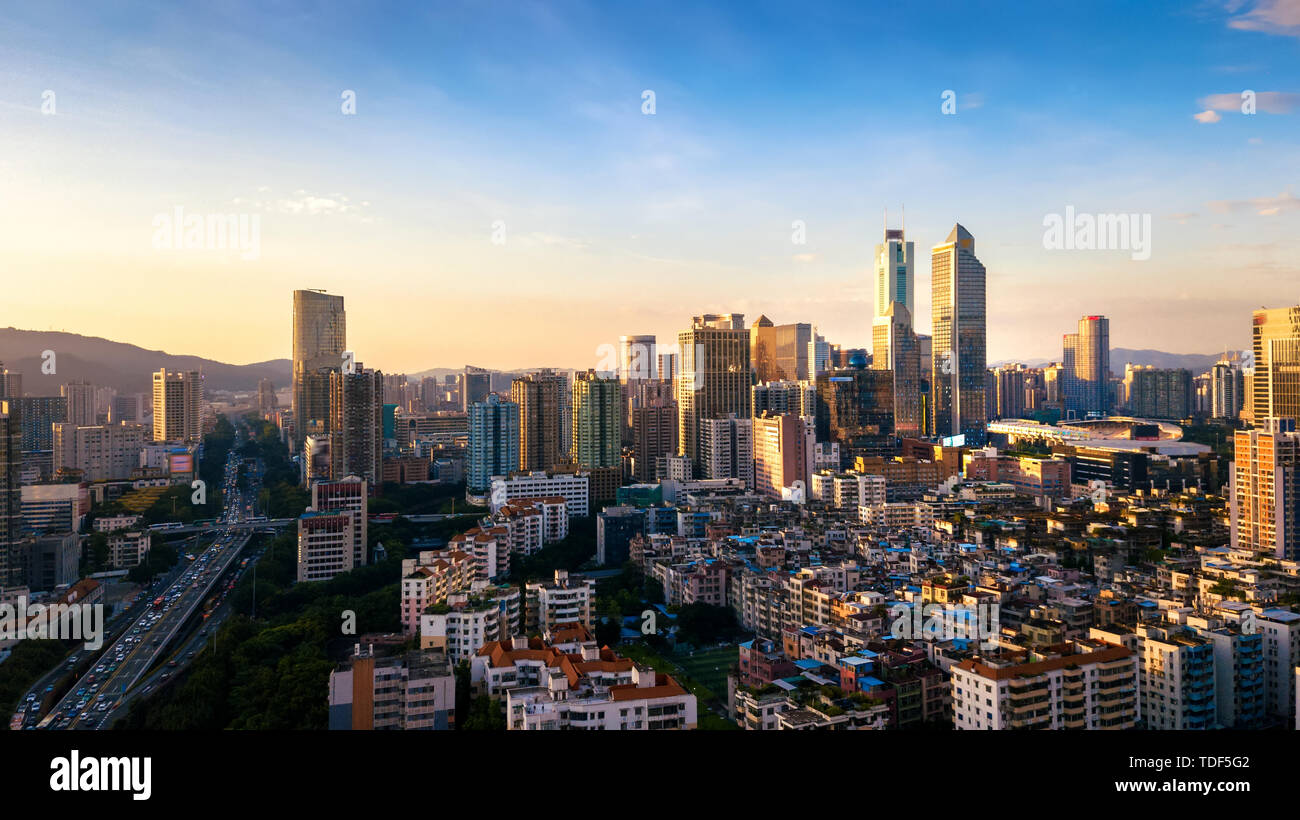 Guangzhou City Scenery, Guangdong Province Stock Photo