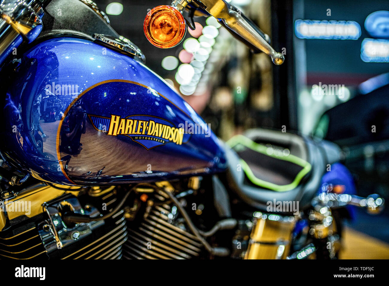 Harley motorcycle body Stock Photo Alamy