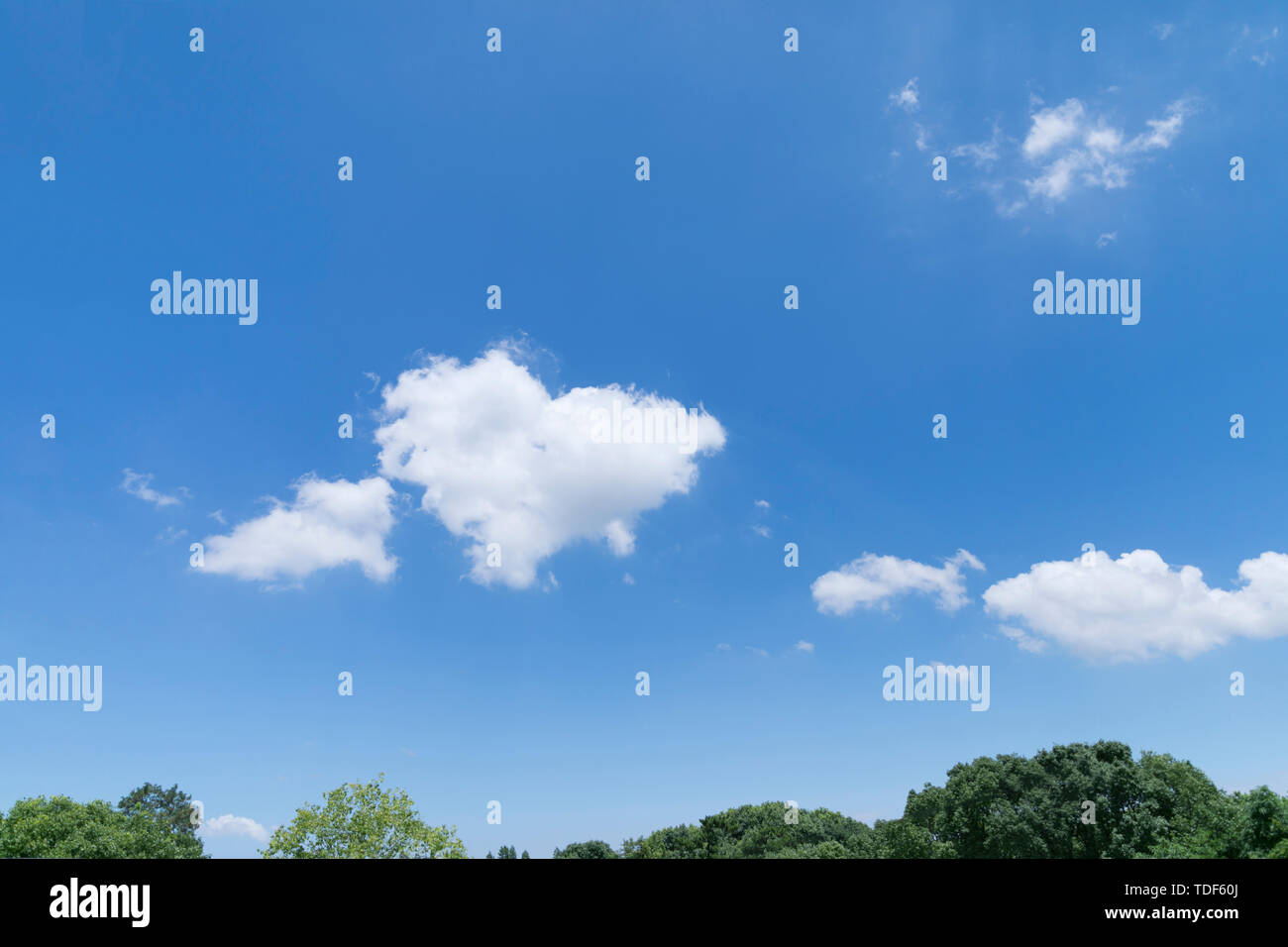 Cloud of love Stock Photo