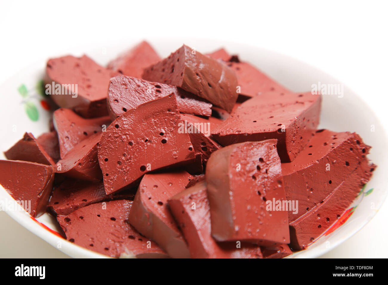 Pig blood, duck blood Stock Photo - Alamy