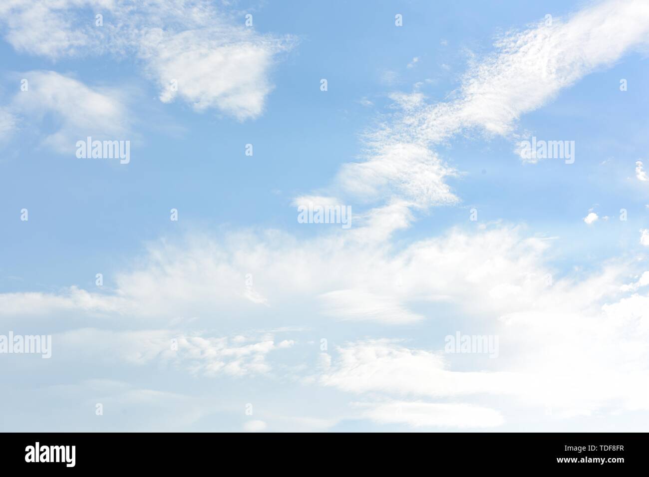 Blue Sky White Cloud Stock Photo