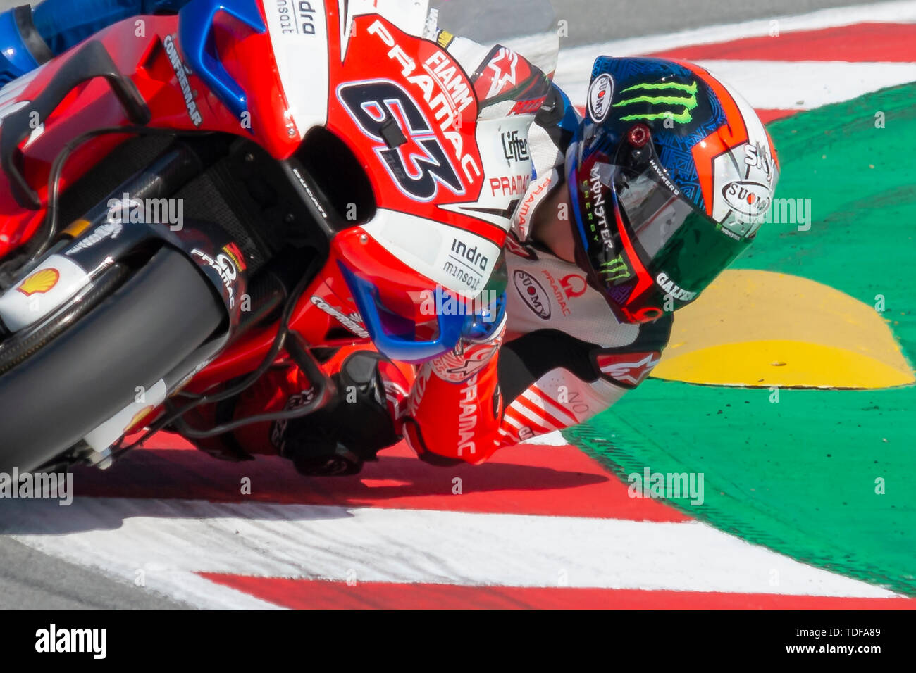 Francesco Bagnaia. Grand Prix of Catalonia MotoGP at Circuit of Catalonia.  Barcelona, Spain, June, 2019 Stock Photo - Alamy