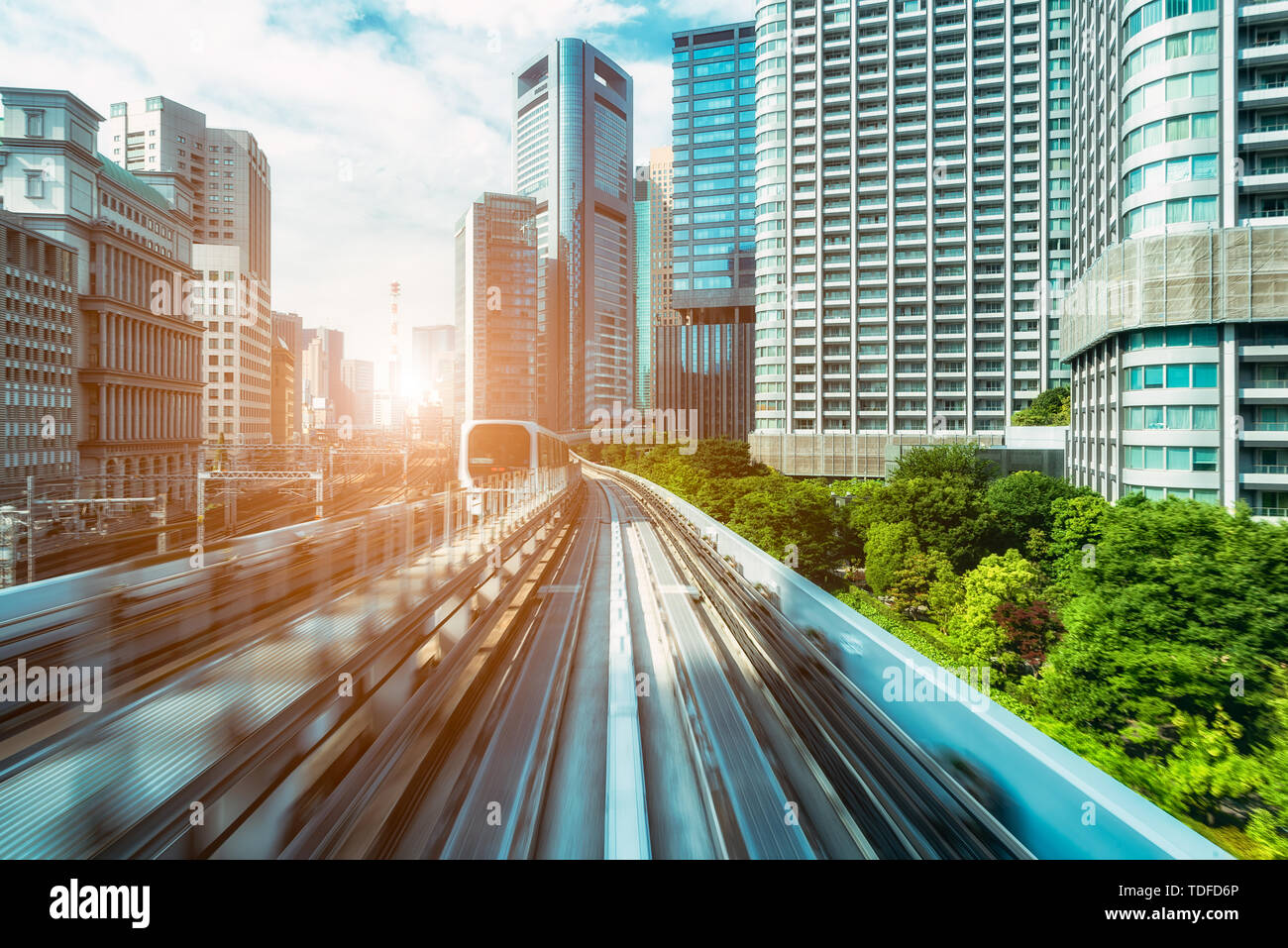 Highdefinition map of rail transit in Tokyo, Japan Stock Photo Alamy