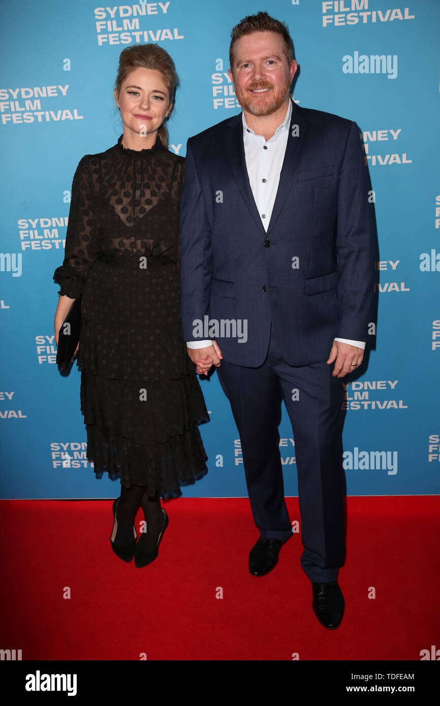 June 15 19 Sydney Nsw Australia Sally Flegg And Matt Reeder Attending The World Premiere Of Hearts And Bones At The State Theatre On June 15 19 In Sydney Australia