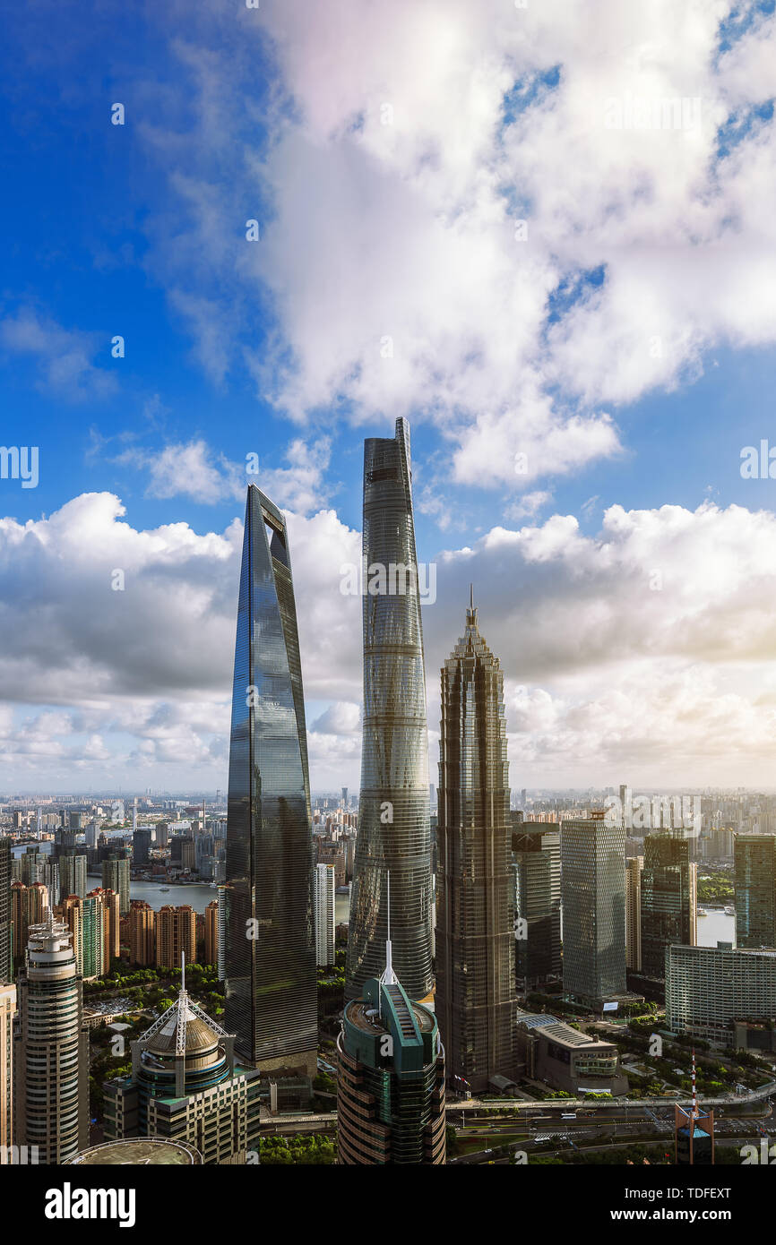 Shanghai City Scenery Stock Photo