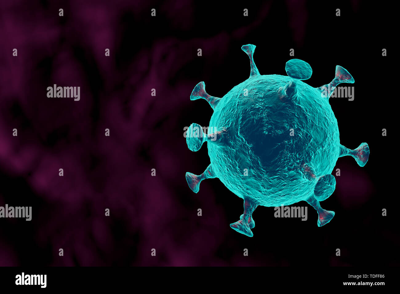 Abstract Virus 3d abstract virus Stock Photo - Alamy