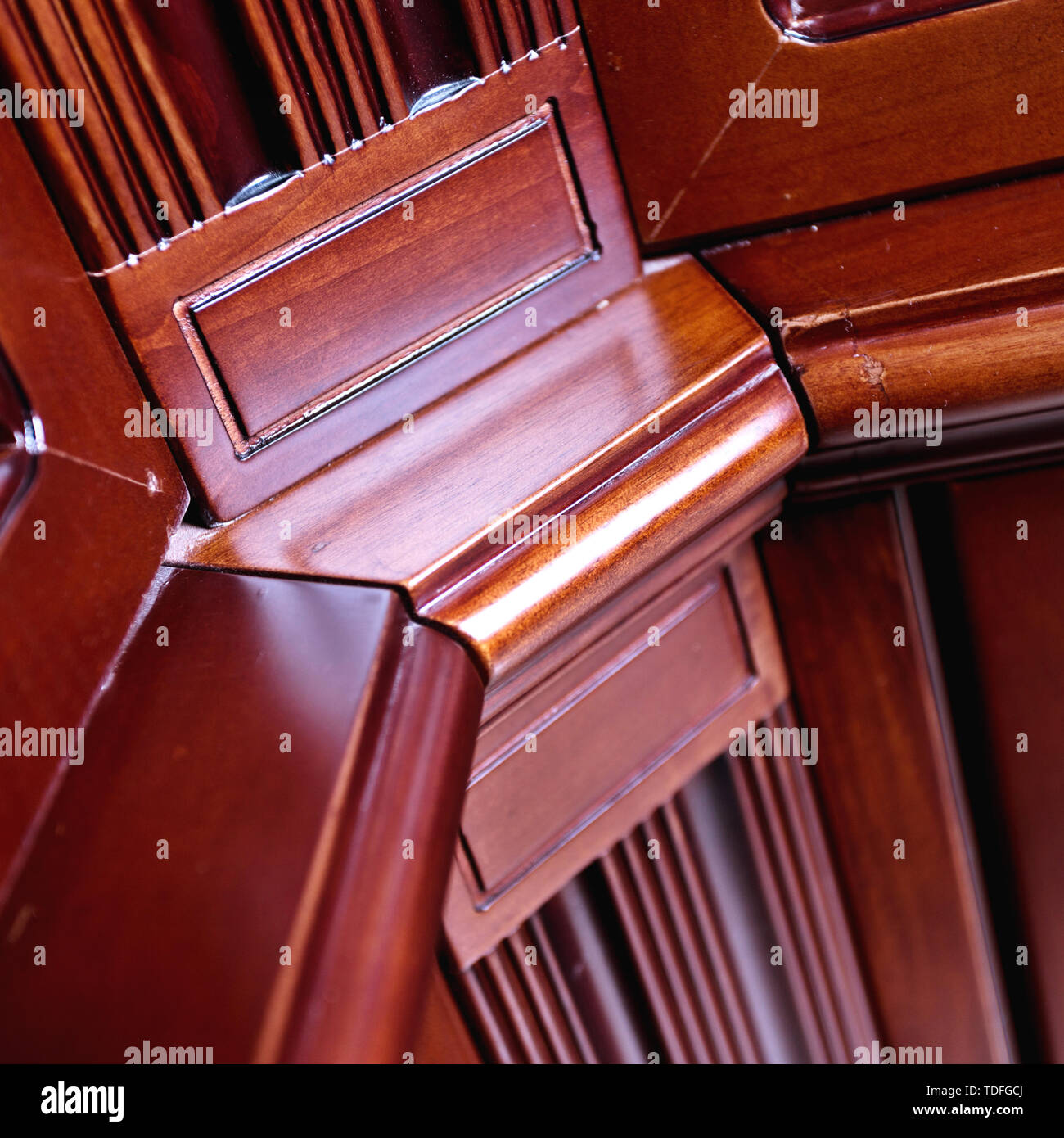 Dark Wood Furniture Detail High Resolution Stock Photography and Images