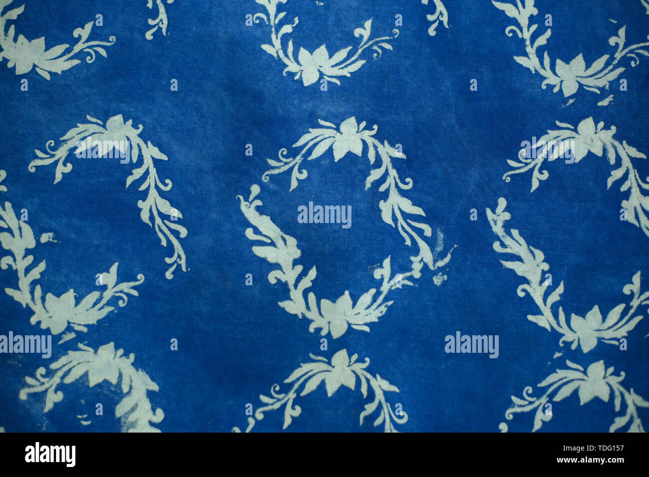 Batik braid glowing dots abstract background Stock Photo