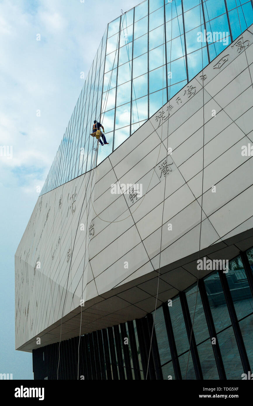 Building high-altitude operators Stock Photo