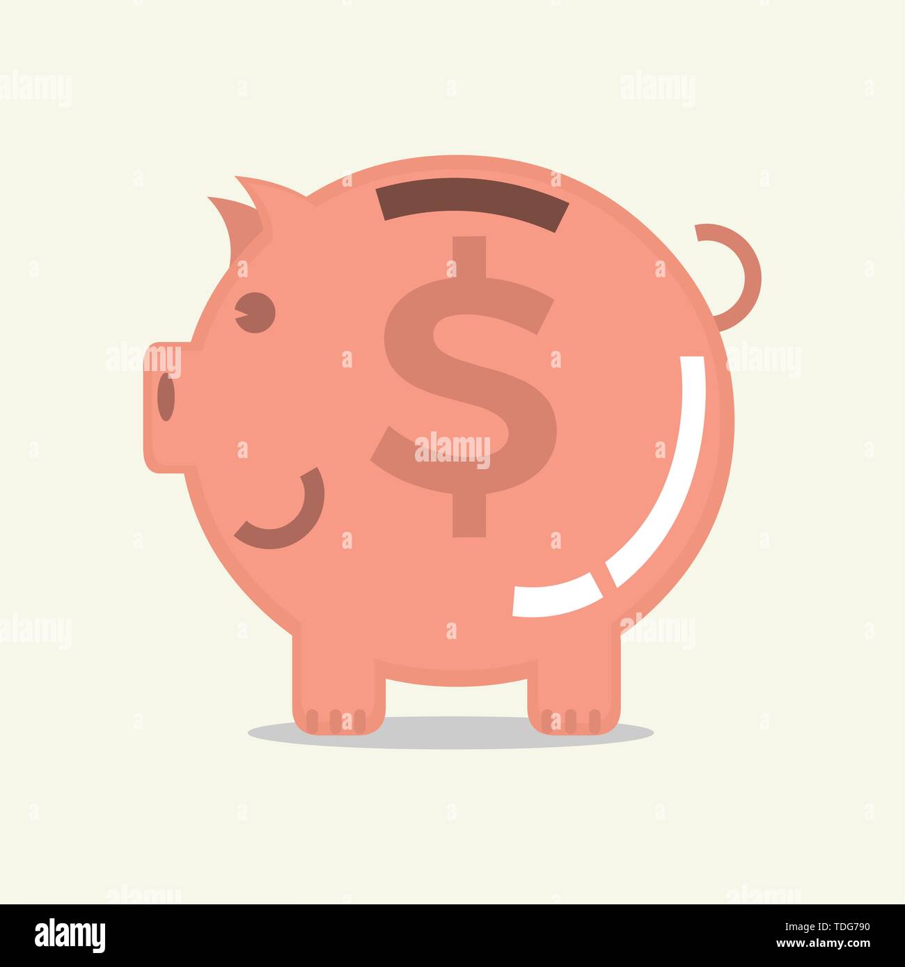 piggy bank vector illustration Stock Vector Image & Art - Alamy