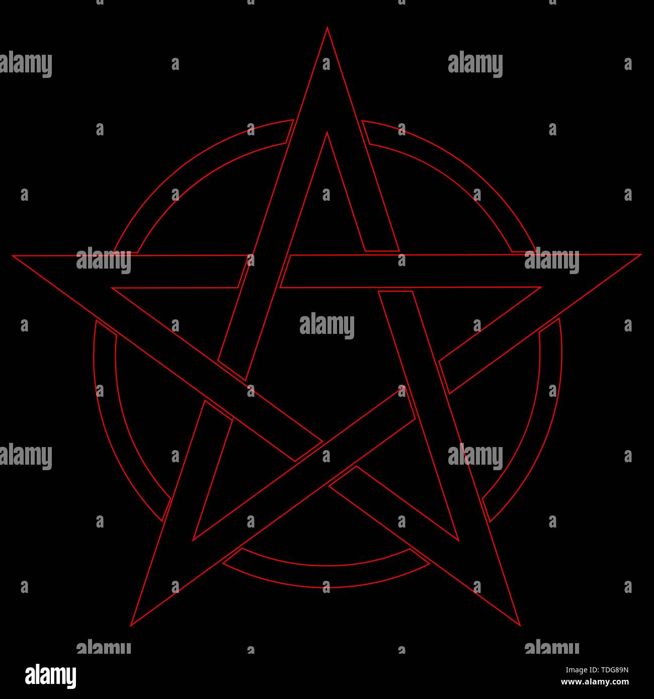 Pentangle art Stock Vector Images - Alamy