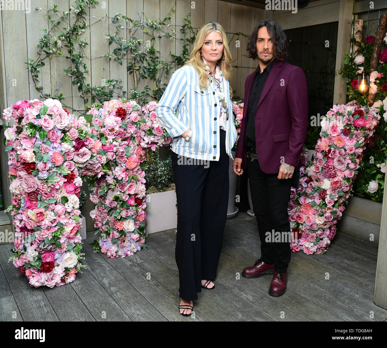 Mischa Barton and Justin 'Bobby' Brescia visit London on a press tour to launch the brand new series of The Hills: New Beginnings, starting Tuesday June 25 on MTV UK London. Stock Photo