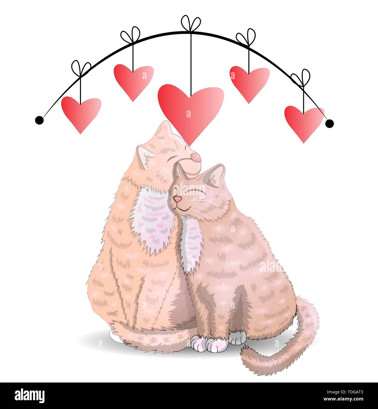 7,225 Two Cats Love Vector Images, Stock Photos, 3D objects, & Vectors