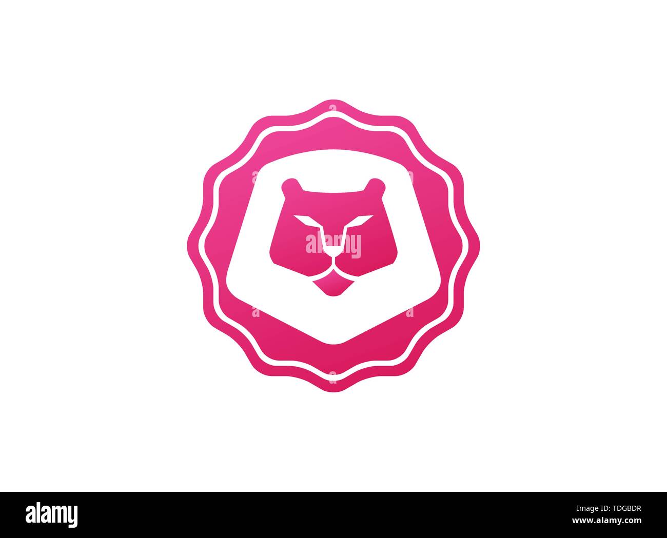 orange lion head and face for logo design illustration animal king icon stock vector image art alamy alamy