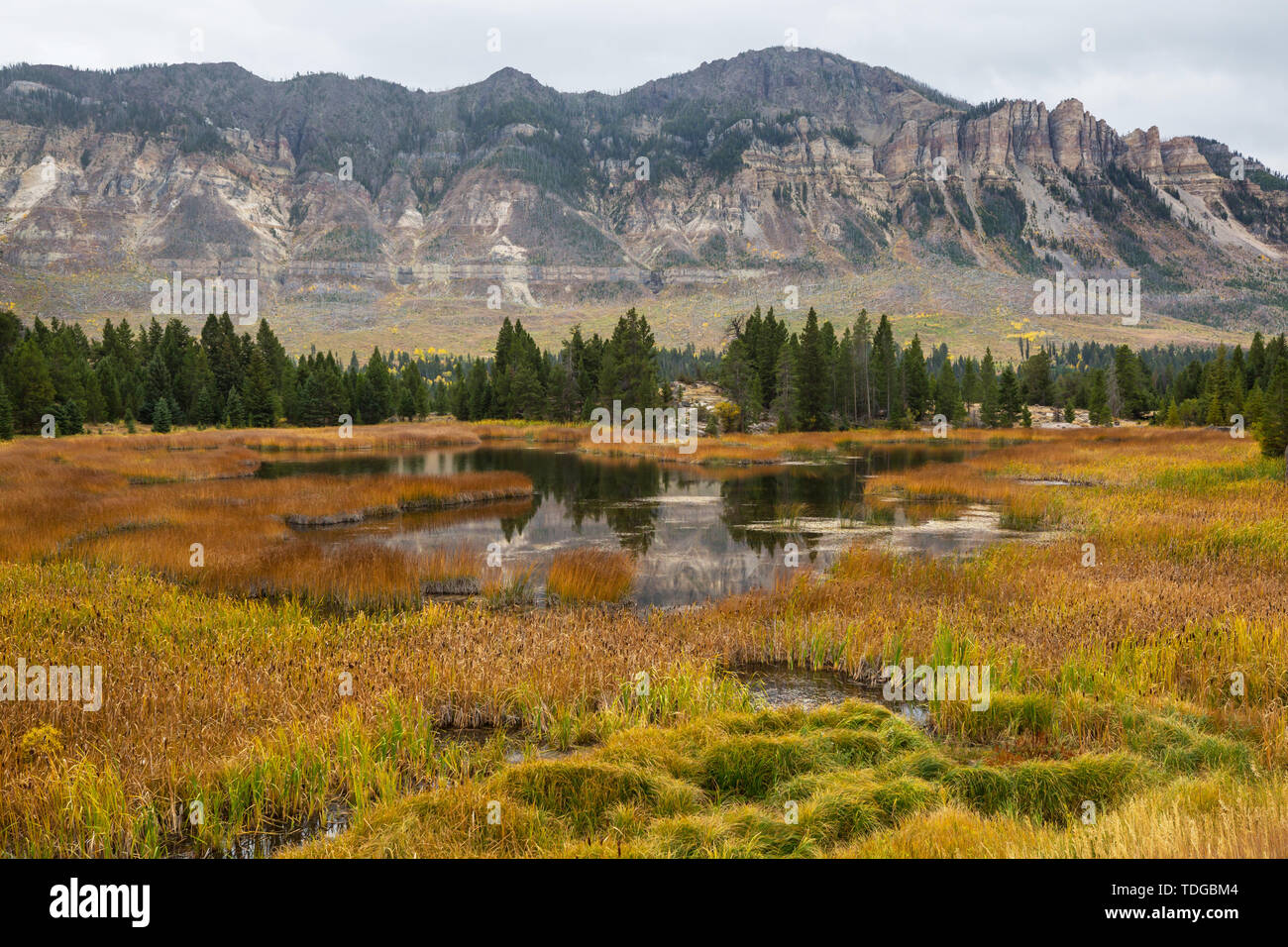 The beautiful lake in Autumn season Stock Photo - Alamy