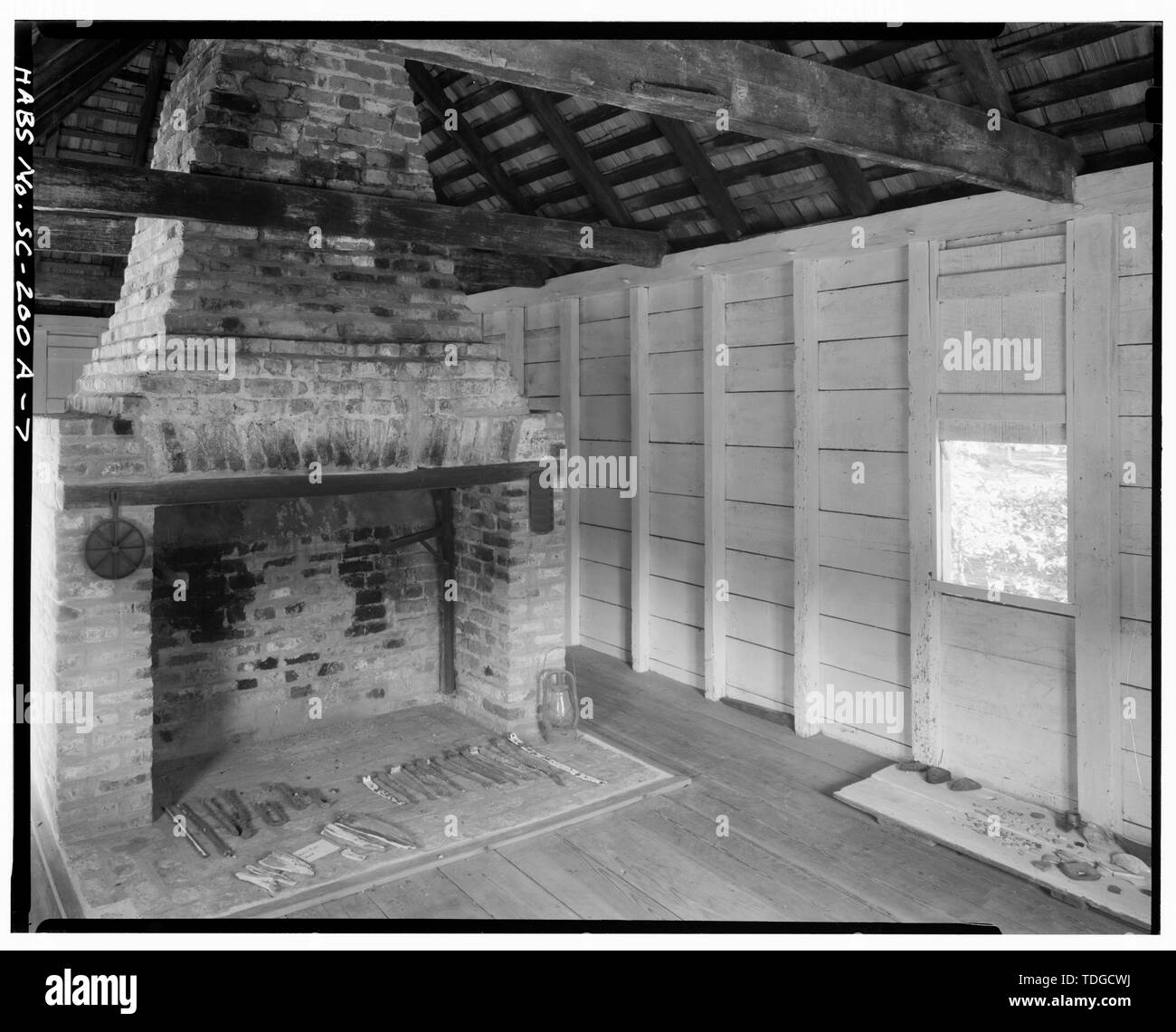 North Slave Quarters East Room West Wall Kitchen