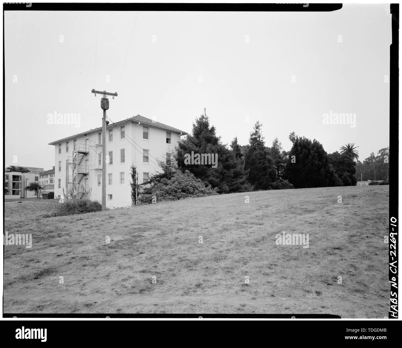 NORTHEAST AND NORTHWEST SIDES, BUILDING 1026, LOOKING SOUTH