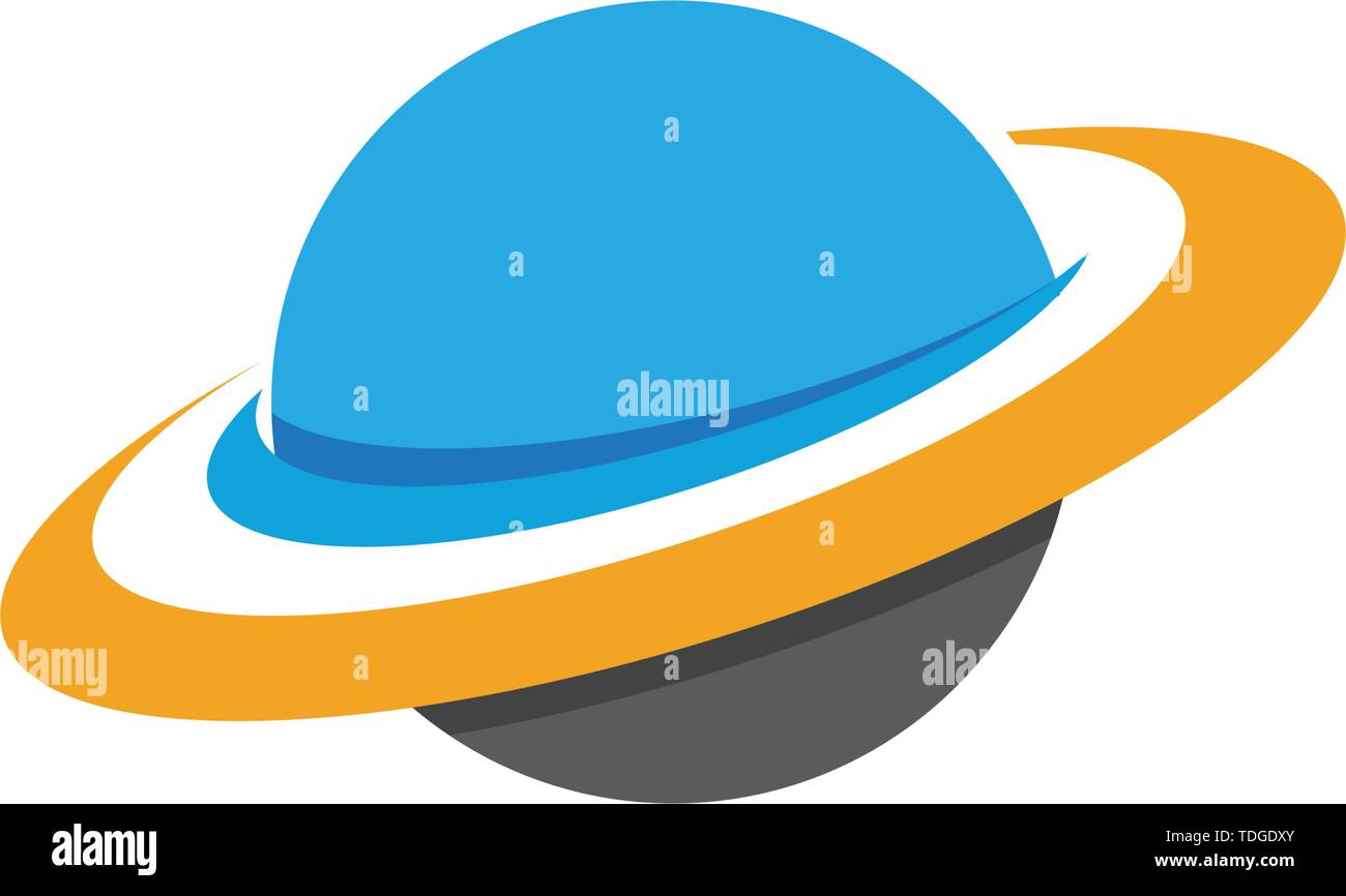 Planet globe icon vector design template Stock Vector